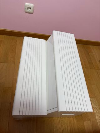 Escalera de madera almacenamiento cama infantil