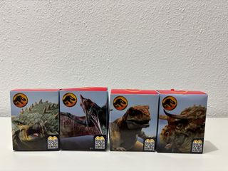 Lote 4 Figuras Jurassic World McDonald's