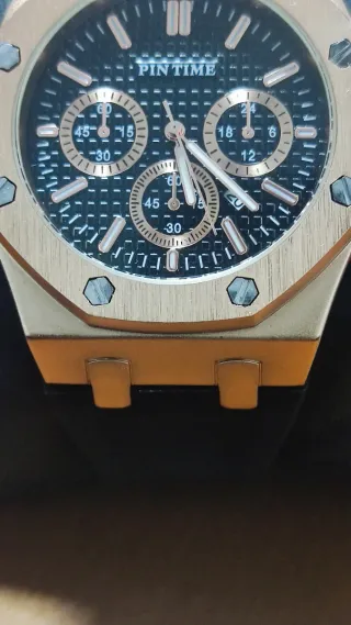 Reloj PIN TIME deportivo zinc y negro