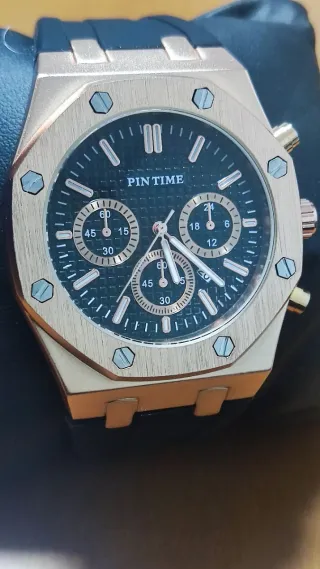 Reloj PIN TIME deportivo zinc y negro