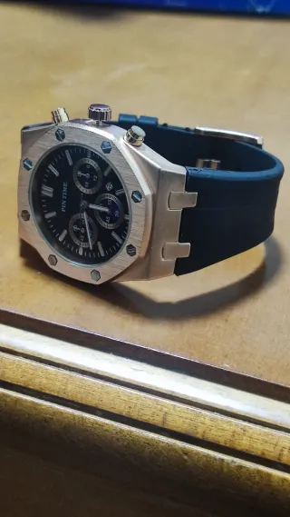 Reloj PIN TIME deportivo zinc y negro