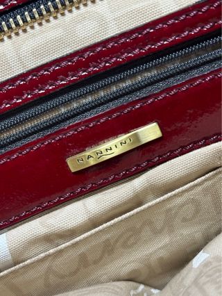 Bolso Nannini Italy - Slouchy Ruched Bag - Charol