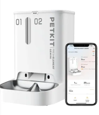PETKIT 5L Distributore Automatico Cibo Gatti, Cani