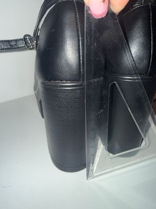 Tacones negros plataforma