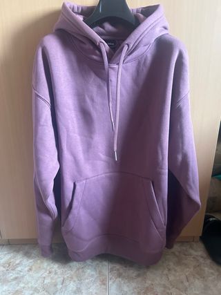 Sudadera Pull&Bear Morada Talla M