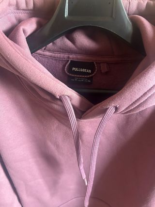 Sudadera Pull&Bear Morada Talla M