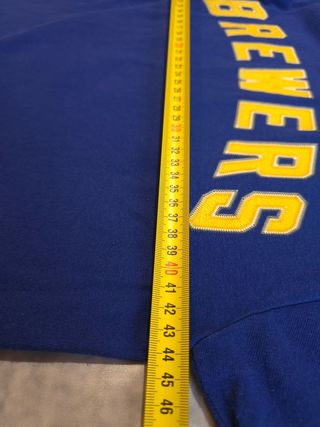 Maglie Majestic Brewers Uomo Blu Ref-80300