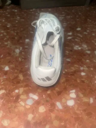 Botas de fútbol Adidas F50 Blancas/Azules