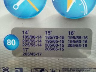 Cadenas para la nieve