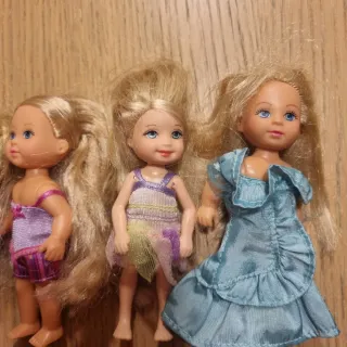 5 mini bambole