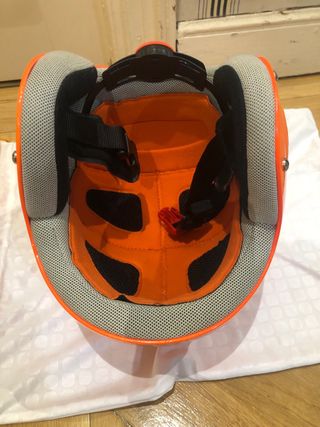 Casco Pocito niño naranja esqui