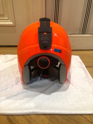 Casco Pocito niño naranja esqui
