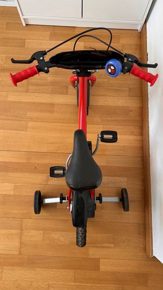Bicicleta Infantil Disney Cars Roja