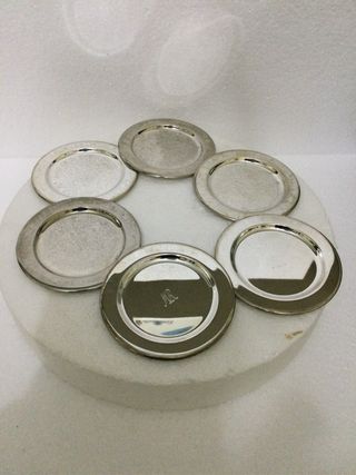 Set 6 Sottobicchieri Vintage MR Argento