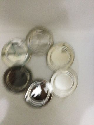 Set 6 Sottobicchieri Vintage MR Argento