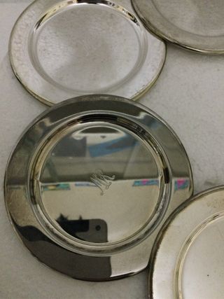 Set 6 Sottobicchieri Vintage MR Argento