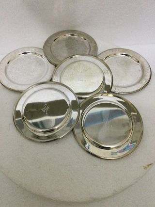 Set 6 Sottobicchieri Vintage MR Argento