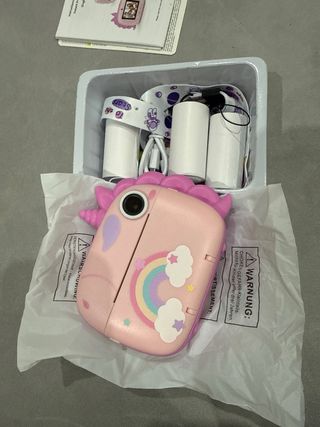 Cámara instantánea HiMont unicornio infantil