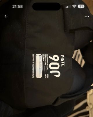 Pantalones esquí Decathlon Piste 900 Negro infanti