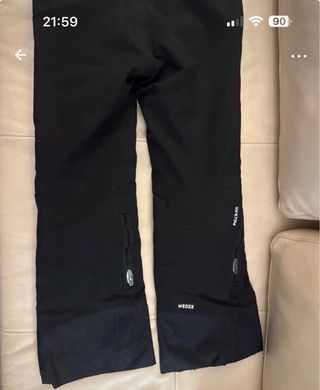 Pantalones esquí Decathlon Piste 900 Negro infanti
