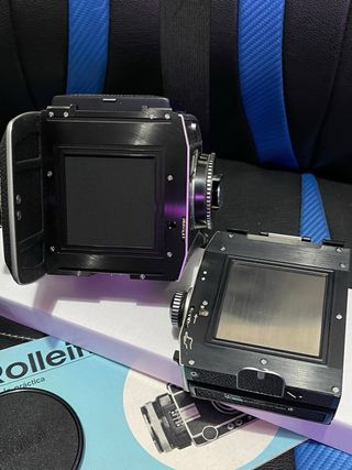 Rolleiflex SL66 Cámara TLR Negra/Plateada