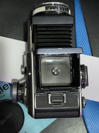 Rolleiflex SL66 Cámara TLR Negra/Plateada