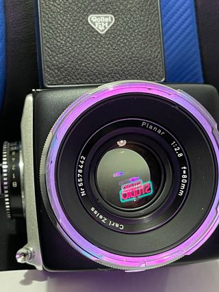 Rolleiflex SL66 Cámara TLR Negra/Plateada