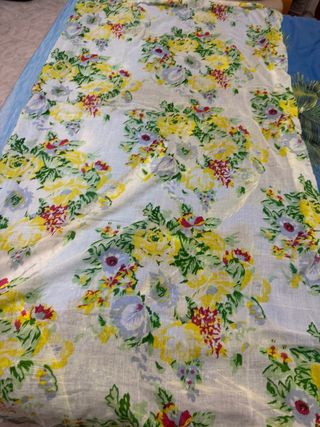 Sciarpa floreale 100x193 cm