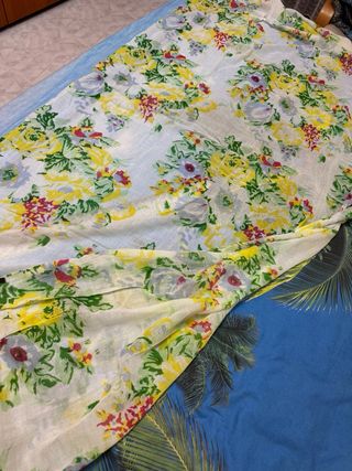 Sciarpa floreale 100x193 cm