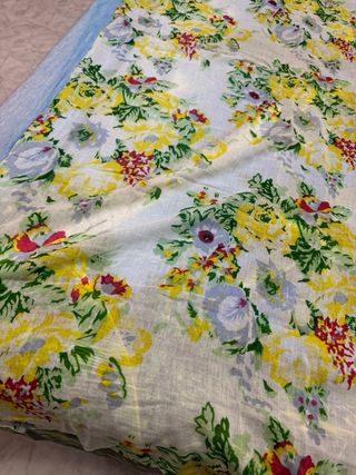 Sciarpa floreale 100x193 cm