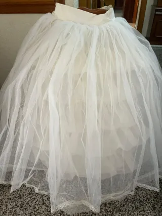 Cancán fallera Margarita Vercher azul