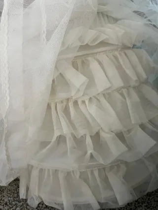 Cancán fallera Margarita Vercher azul