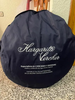 Cancán fallera Margarita Vercher azul