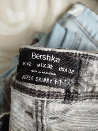 Lote 5 Pantalones Vaqueros Chico Bershka y pull&