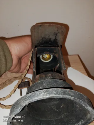 Visor de placas de cristal antiguo