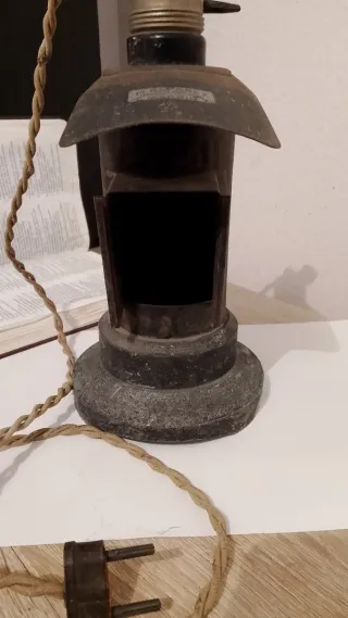 Visor de placas de cristal antiguo