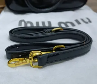 Borsa Miu Miu Nera in Vernice