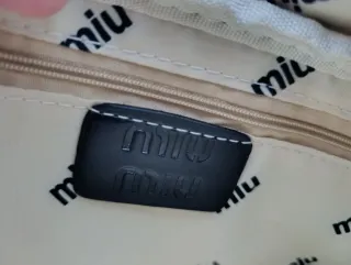 Borsa Miu Miu Nera in Vernice