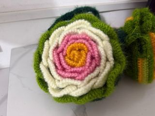 Bolso de lana hecho a mano