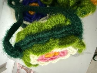 Bolso de lana hecho a mano