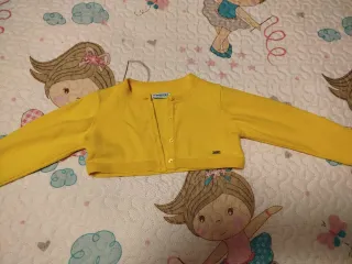 Vestido floral amarillo y azul (mayoral)