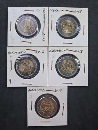 2€ Alemania 2015 Reunificación Alemana