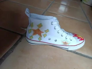 Marca TEX.  Estlilo Converse All Star personalizad