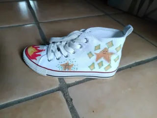 Marca TEX.  Estlilo Converse All Star personalizad