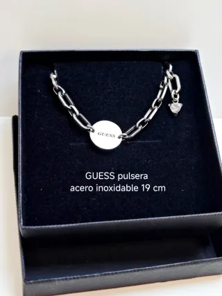 Pulsera Guess Acero Inoxidable Plateada
