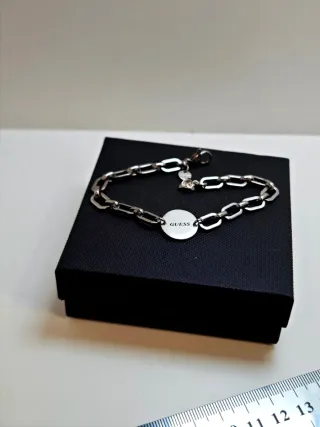 Pulsera Guess Acero Inoxidable Plateada