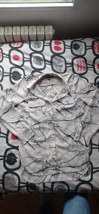 Camisa Primark Talla M Estampado Mármol