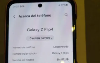 Samsung Galaxy Z Flip 4 128 GB 8gb de ram