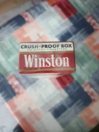 Cajetilla Winston antigua vintage