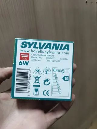 Lote 19 piezas Sylvania Micro-Lynx F 6W